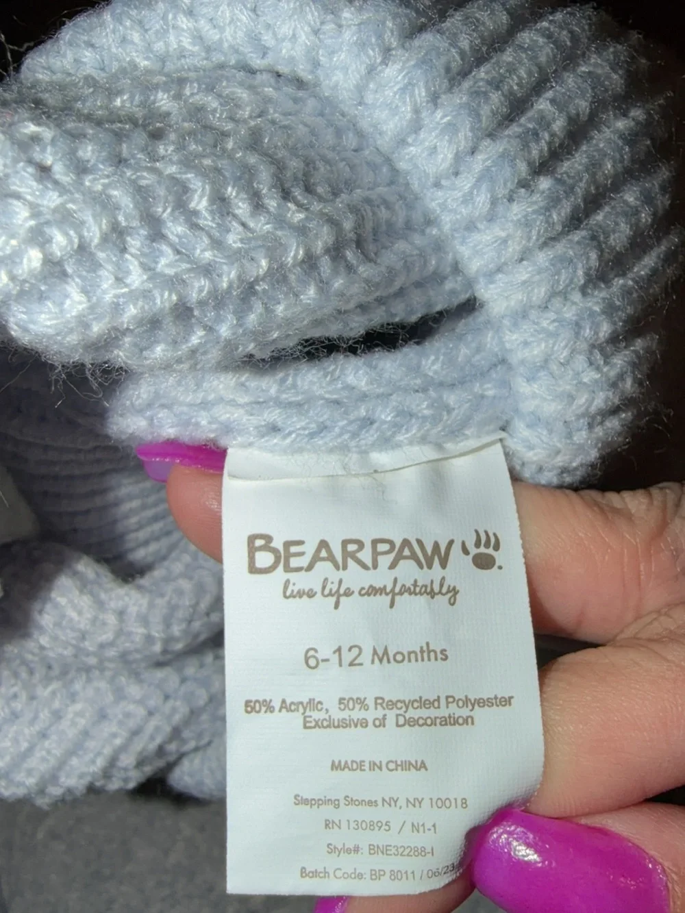 BearPaw soft knit